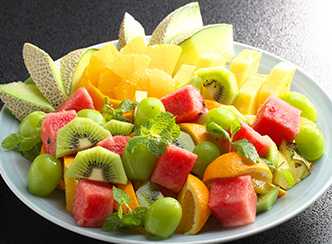 フルーツの盛り合わせ