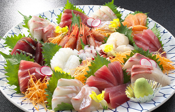 お刺身の盛り合わせ
